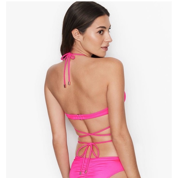 Strappy Wrap Triangle Top - Picture 2 of 6